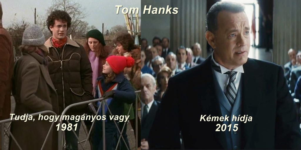 Színészek kinézete első és eddigi utolsó filmjükben