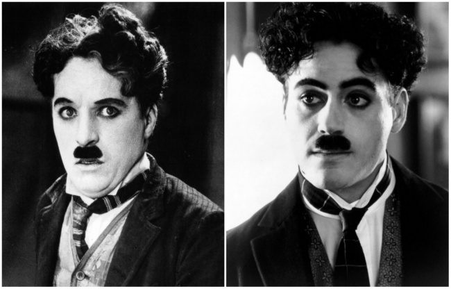 Charlie Chaplin és Robert Downey Jr.