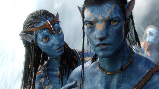 3) Zoe Saldana és Sam Worthington - Avatar (2009)