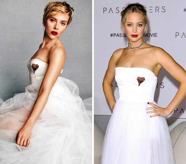 8) Scarlett Johansson vs. Jennifer Lawrence