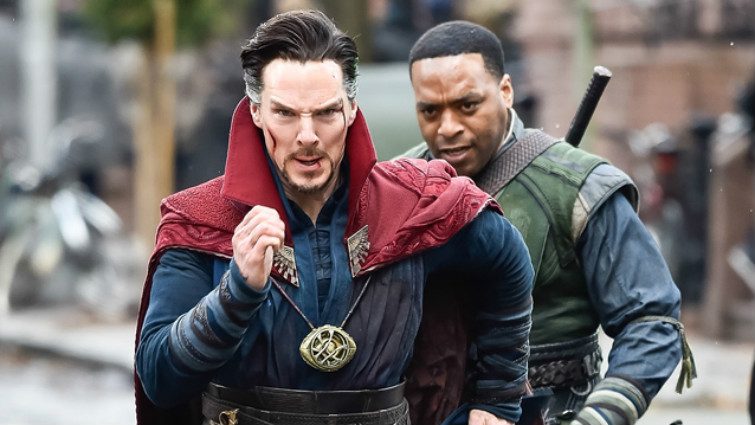 Benedict Cumberbatch, mint Doctor Strange - forgatási képek