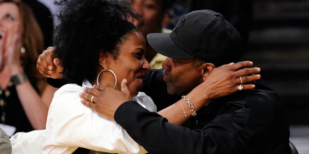 Denzel Washington and his wife