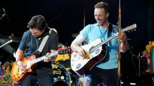 Michael J. Fox együtt zúzott a Coldplay sztárjával