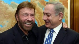 Chuck Norris Natanjahuval találkozott