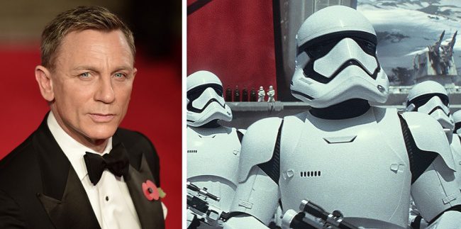 Daniel Craig a Star Wars: Az ébredő Erőben (2015)