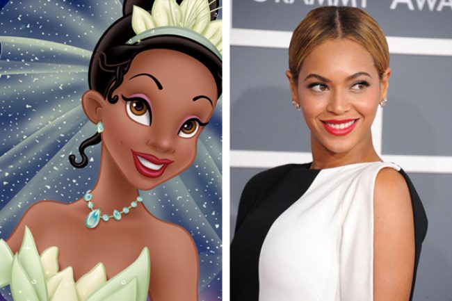 Tiana hercegkisasszony és Beyoncé