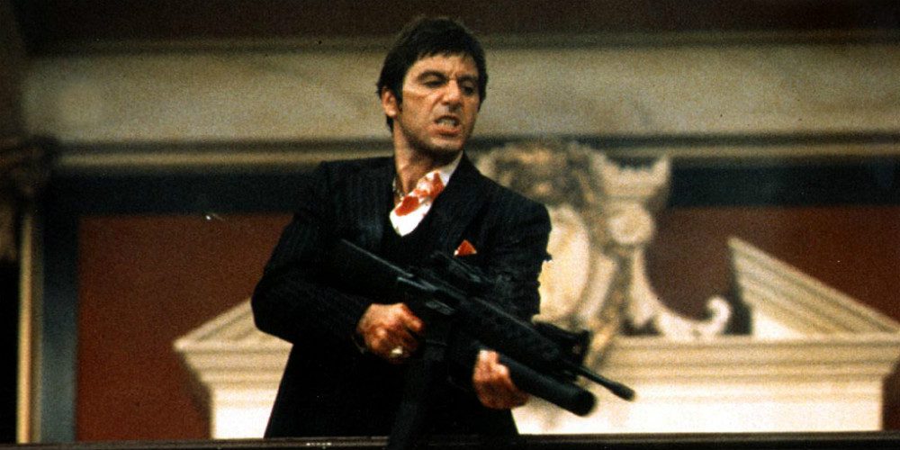 A sebhelyesarcú (Scarface, 1983)