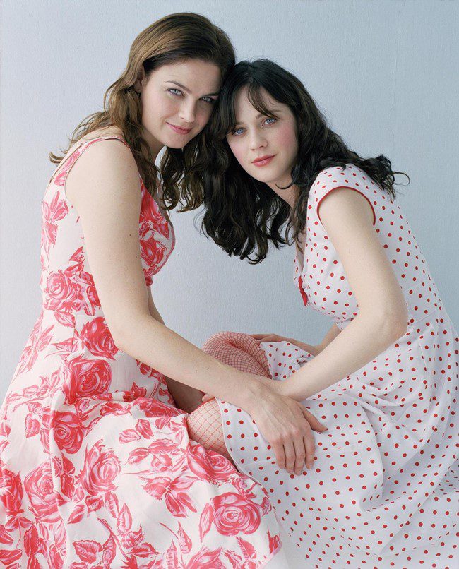 Zooey Dechanel és Emily Dechanel