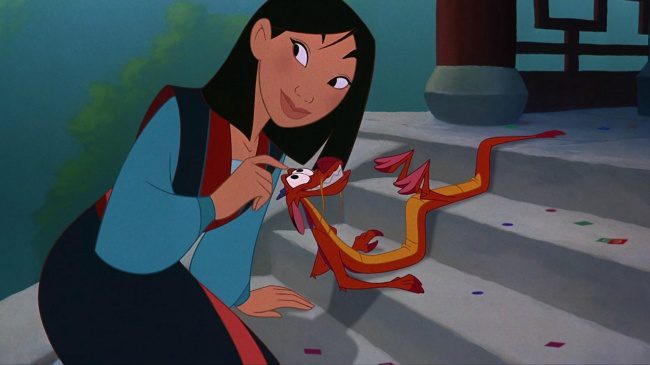 Egyedül Mulan és Jasmine visel nadrágot