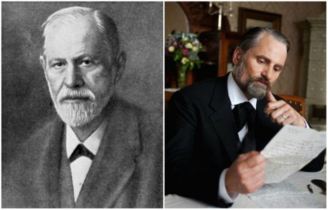 Sigmund Freud és Viggo Mortensen