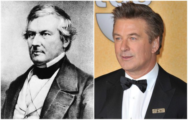  Az USA 13. elnöke, Millard Fillmore és Alec Baldwin 