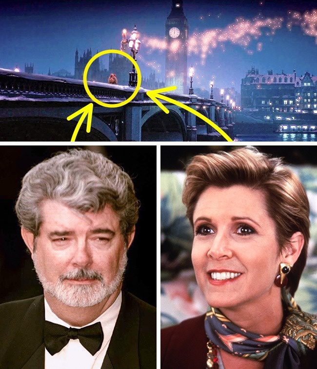 Carrie Fisher és George Lucas