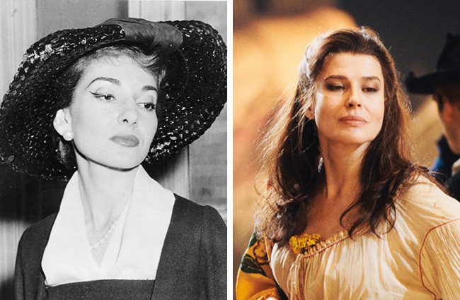 Maria Callas és Fanny Ardant