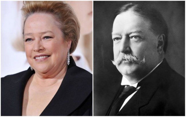  Kathy Bates és az USA 27. elnöke, William Taft