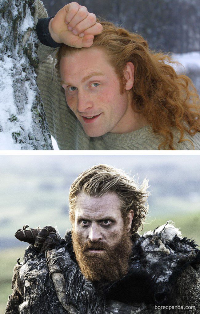 7) Kristofer Hivju fiatalon és Tormund Giantsbane-ként