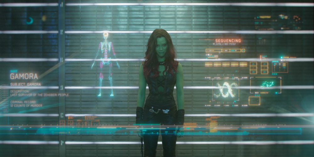Zoe Saldana (Gamora) - A galaxis őrzői