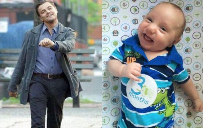 Bébi Leonardo DiCaprio.