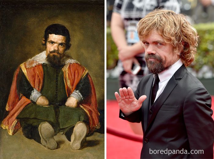 7) Diego Velázquez spanyol festő műalkotásának szereplője és Peter Dinklage színész.