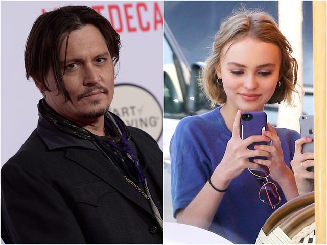 8) Johnny Depp és Lily Rose Depp