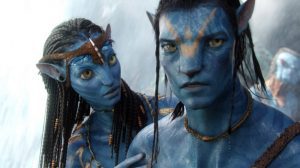 3) Zoe Saldana és Sam Worthington - Avatar (2009)