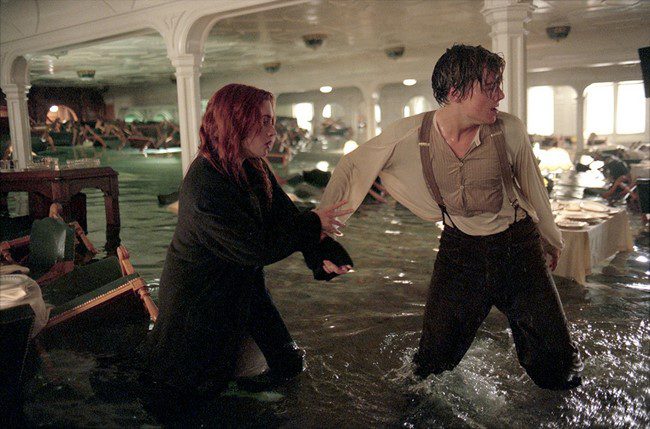 7) Leonardo DiCaprio és Kate Winslet - Titanic (1997)