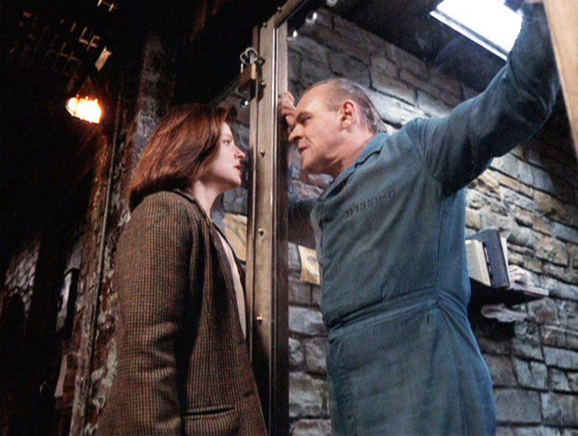 10) Jodie Foster és Anthony Hopkins - A bárányok hallgatnak (1991)
