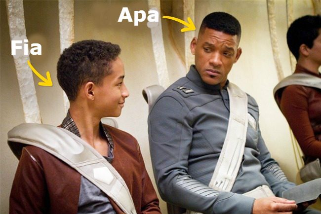 A Föld után (2013) Will Smith és Jaden Smith