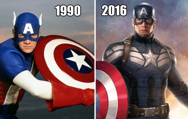 15 szuperhősös film karakter régen és most