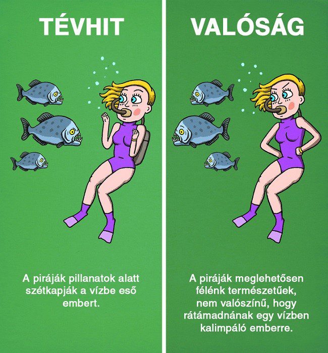 25 hatalmas tévhit, amit a filmek hitettek el velünk