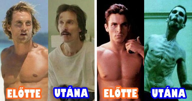 12 híres színész, akik elképesztő átalakuláson mentek keresztül egy szerep kedvéért