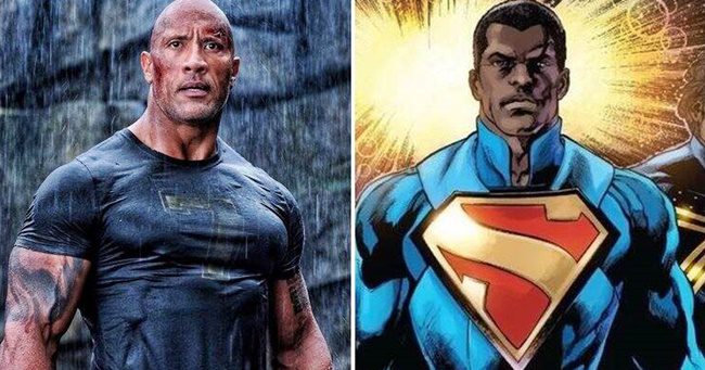Dwayne Johnson fekete Supermanről álmodik