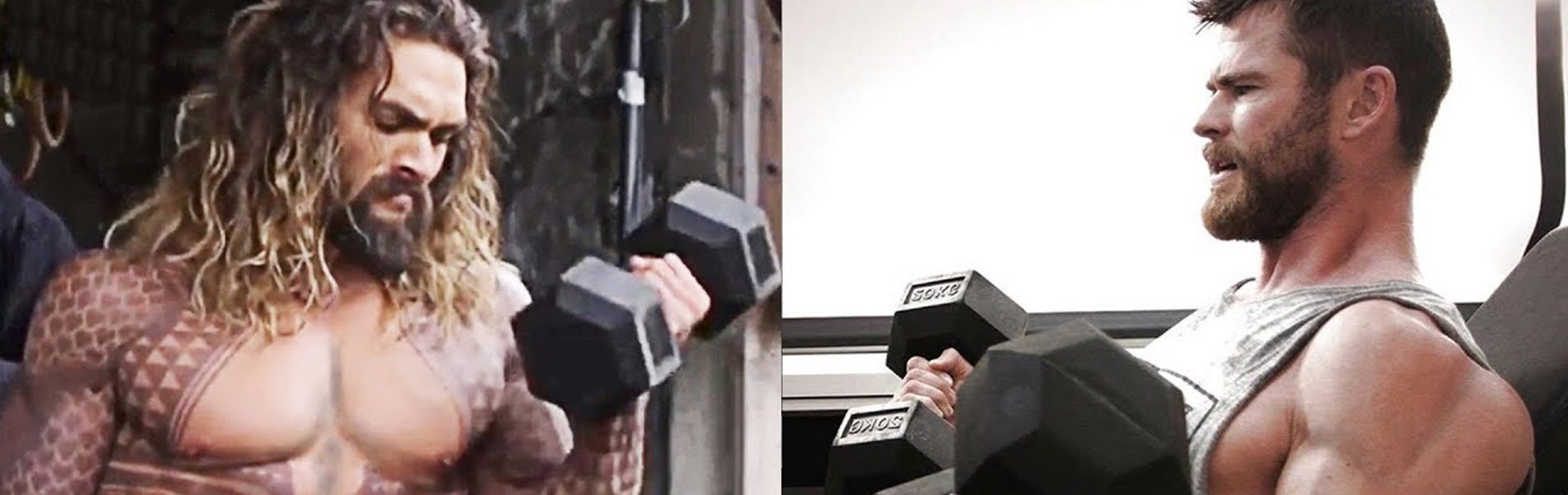 Brutális, ahogy Jason Momoa és Chris Hemsworth kigyúrta magát