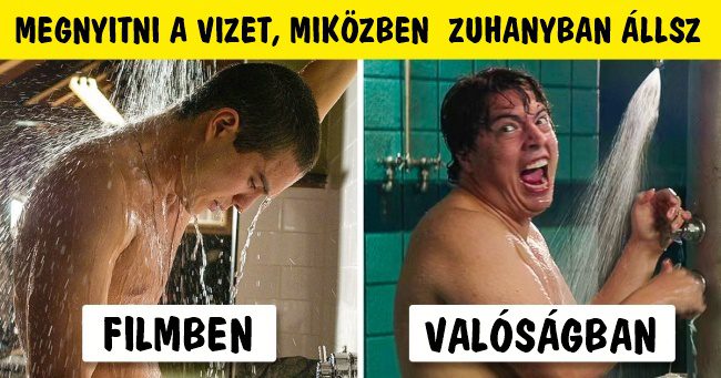 17 filmes klisé, ami bebizonyítja, hogy a forgatókönyvírók nagyon keveset tudnak a való életről