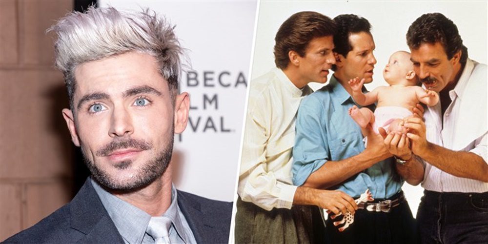 Zac Efron főszereplésével jön a Három férfi és egy bébi remake-je!