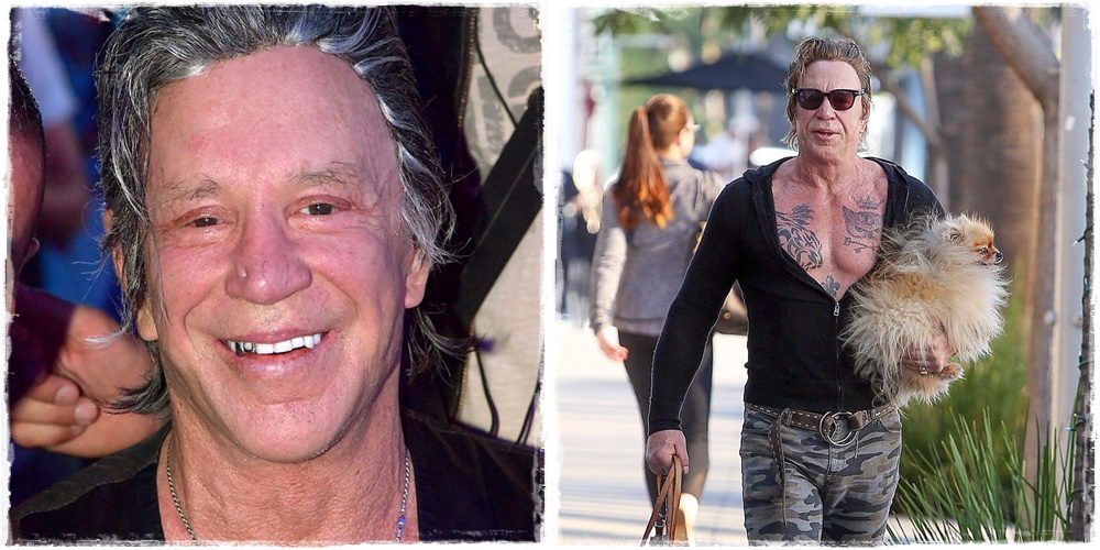 Mickey Rourke a 80-as évek legsármosabb pasija volt, mára felismerhetetlenné vált