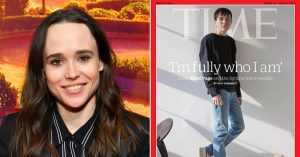 A fotó baloldalán Elliot (Ellen) Page, jobboldalán pedig Leyna Bloom.