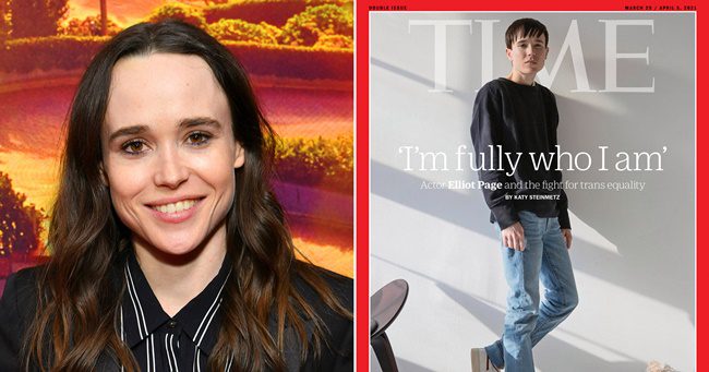 A fotó baloldalán Elliot (Ellen) Page, jobboldalán pedig Leyna Bloom.