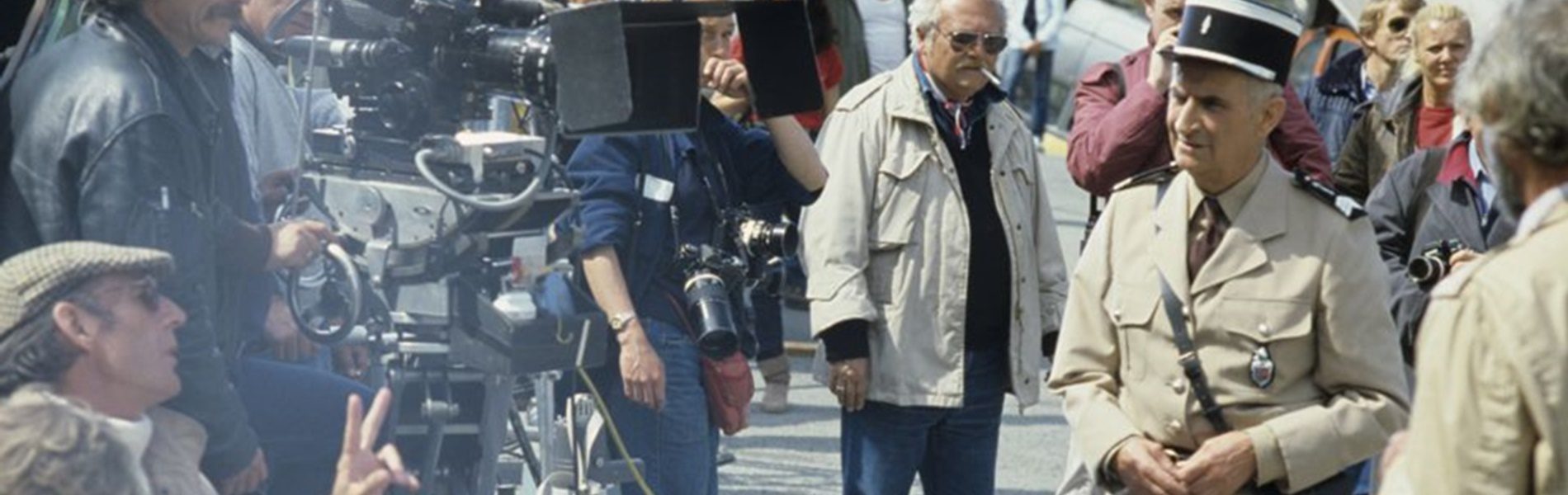 Soha nem látott fotók kerültek elő Louis de Funès filmforgatásairól