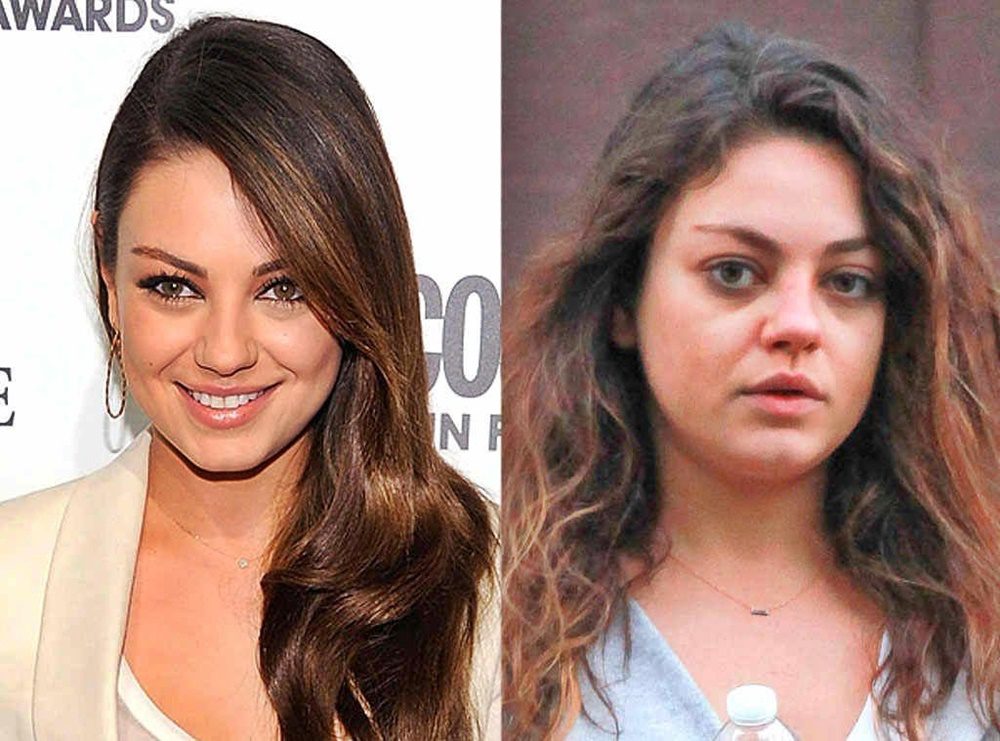 Döbbenet! Így néz ki Mila Kunis smink nélkül