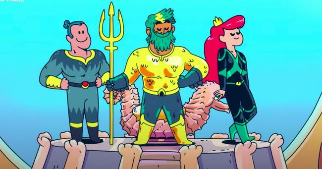Jön az Aquaman animációs mese, amihez most kijött az első előzetes is!