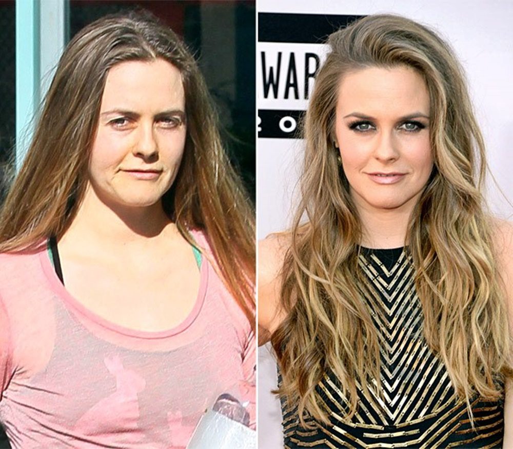 Így néz ki Alicia Silverstone, a Téli menedék sztárja smink nélkül