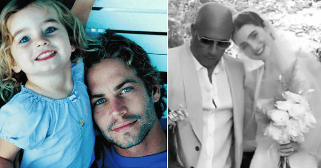 Paul Walker lánya felnőtt és megházasodott - A színész egykori barátja, Vin Diesel kísérte őt az oltárhoz