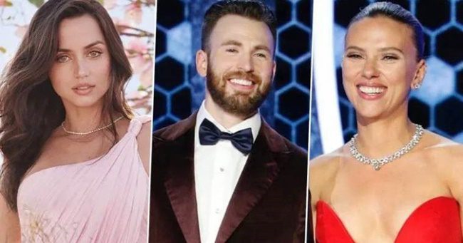 Szerepcsere - A Chris Evans főszereplésével készülő filmben Ana de Armas váltja Scarlett Johanssont