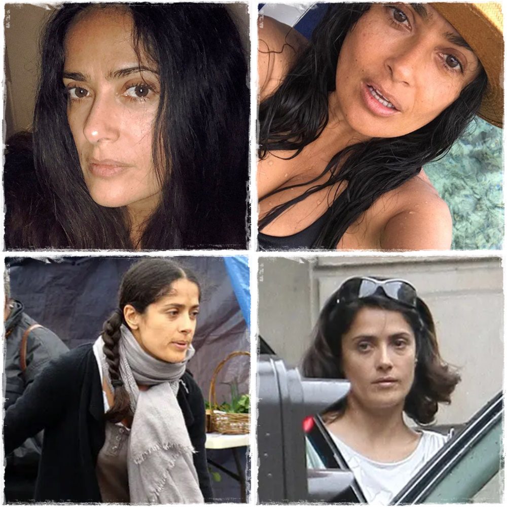 Salma Hayek így néz ki smink nélkül - Egy gramm festék sincs az arcán