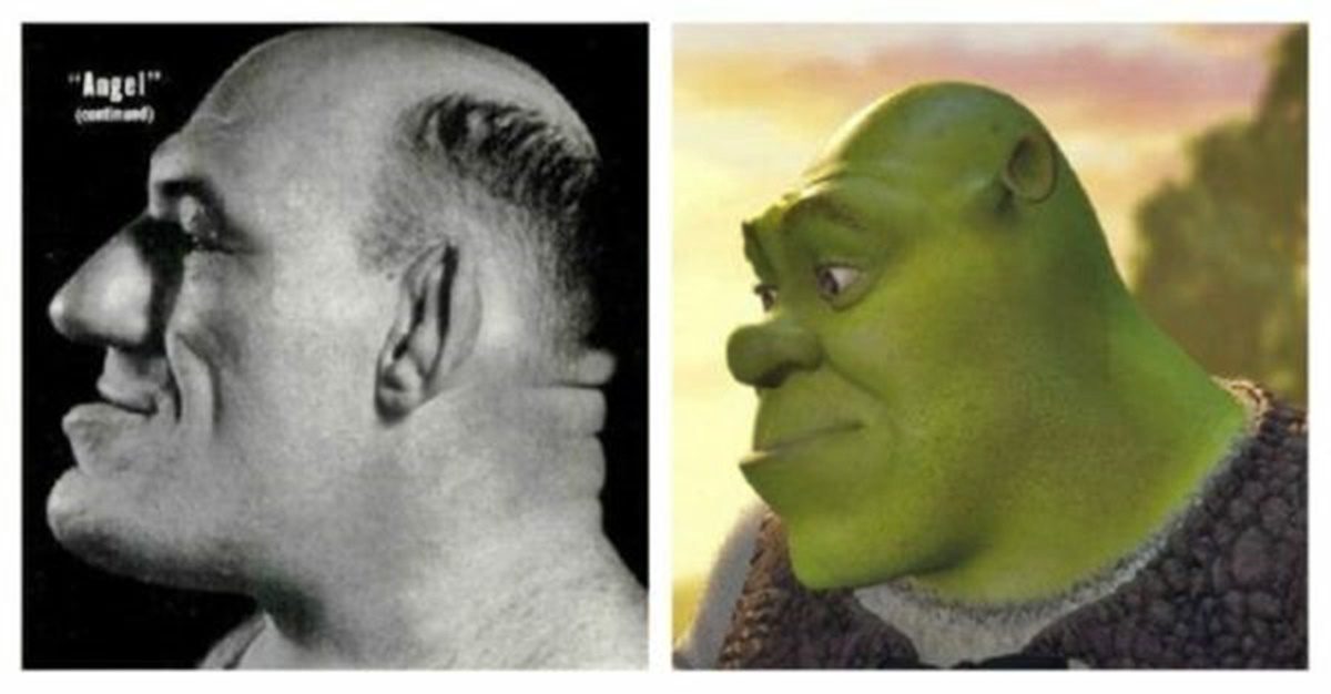 Shrek karaktere nem kitaláció - Az Angyal becenévre hallgató Maurice Tillet-ről mintázták a figurát