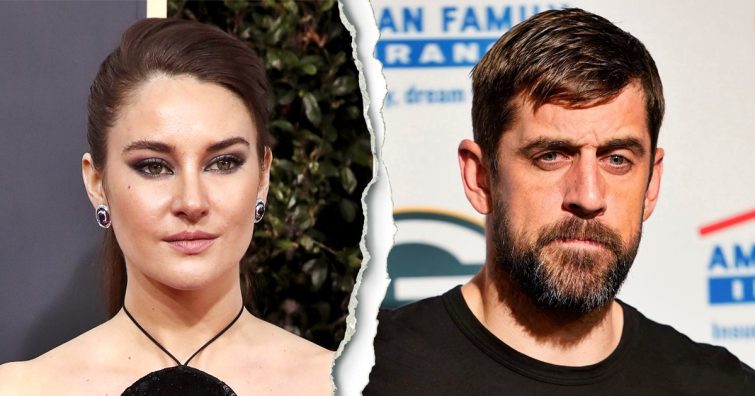 Shailene Woodley és Aaron Rodgers