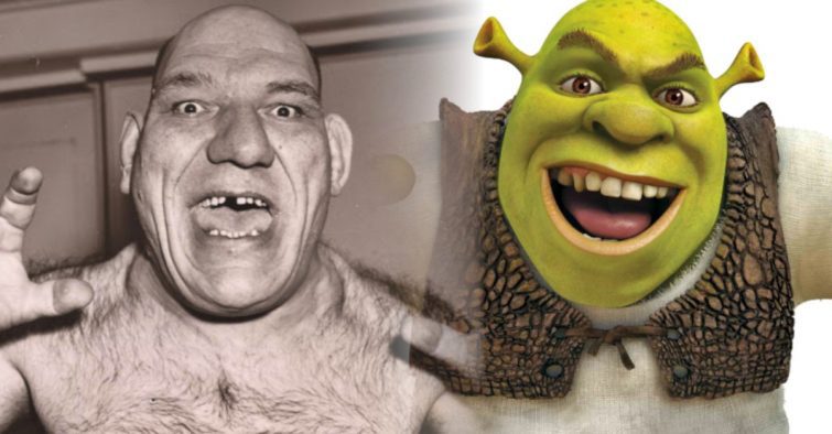 Shrek karaktere nem kitaláció - Az Angyal becenévre hallgató Maurice Tillet-ről mintázták a figurát
