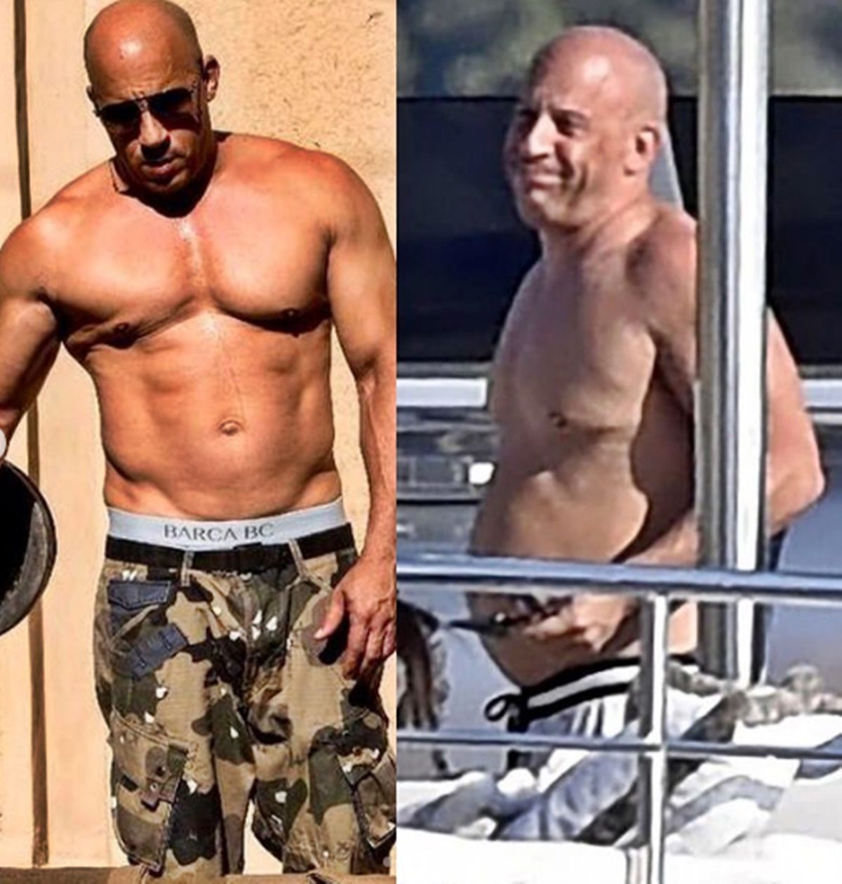 Vin Dieselt az alakja miatt támadják ismét: a színészt félmeztelenül kapták le
