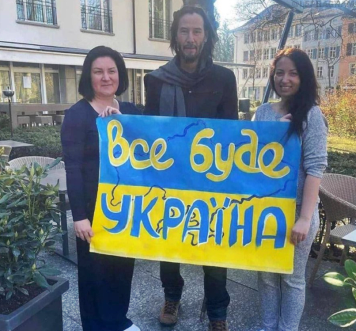 Keanu Reeves világos üzenetet küldött a bátor ukránoknak