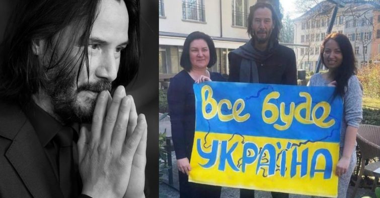 Keanu Reeves világos üzenetet küldött a bátor ukránoknak
